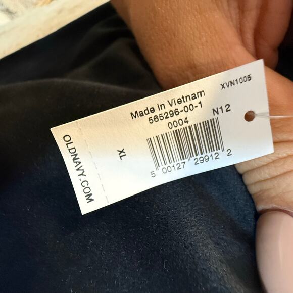 NWT Old Navy High-Waisted Velvet Ankle Leggings Black XL - Picture 8 of 9